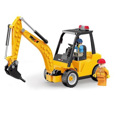 China Construction Toy Trending Toys 2022 Hot Sale Building Blocks Children DIY Engineering Truck Toys for sale