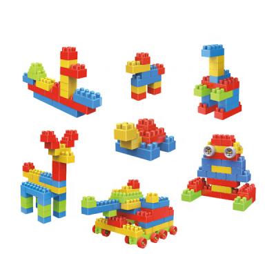 China DIY TOY 2022 Hot Selling Children's Stem Puzzle Building Block Educational Big Particles Build Block Toys for sale