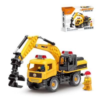 China Construction Toy Kids Toys 2022 For 10 Years Building Blocks Children Classic Toys Trucks DIY Plastic Construction Toy Vehicles for sale