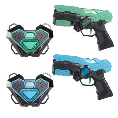 China 2022 New Hot Sale Electronic Toy Guns Laser Tag Gun Electric Infrared Set &Vest For Kids Warrior Battle Game for sale