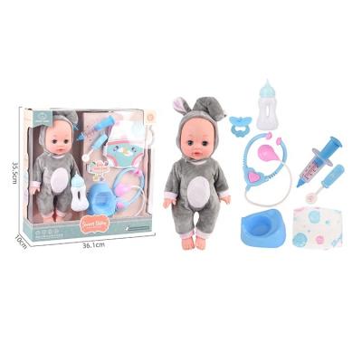 China 2022 New Arrival Vinyl Interactive Baby Dolls For Doctor Girls Toys Set For Children for sale