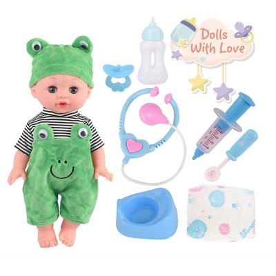 China 2022 New Arrivals Interactive Vinyl Baby Dolls for Doctor Nurse Pretend Play Set Children Kids Girls for sale