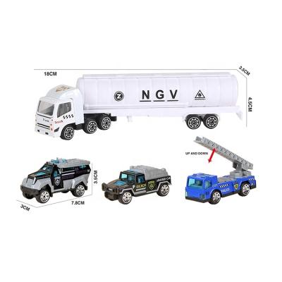 China Wholesale Diecast Toy Promotion Gifts 2022 1/64 Diecast Tractor Custom Made Toy Container Set for sale