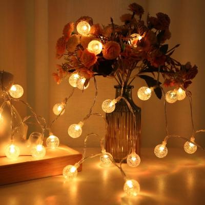 China Globe Led Clear Color Globe String USB Changing Lights Plug In Crystal Bubble Ball Fairy LightsGirls Bedroom Home Christmas Halloween Party Decor for sale