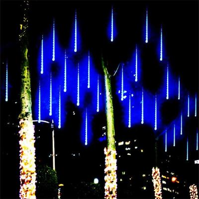 China Meteor Shower Lights Meteor Shower Falling Rain Lights Waterproof String for Wedding Party Xmas Christmas Tree Decoration Garden Christmas String Light for sale