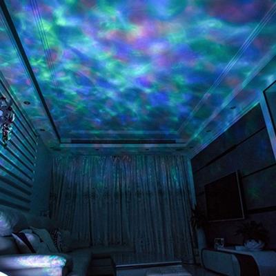 China Best Music Short Popular Colorful Multifunctional Night Light Surf Remote Control Projector Lamp for sale