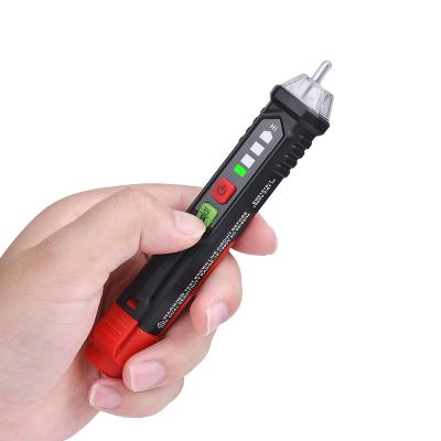 China MAYILON HT90 Plastic AC Voltage Detector Tester 12V~1000V Visual&Sound High Voltage Alarm LED Non-contact Flashlight One Piece Delivery for sale