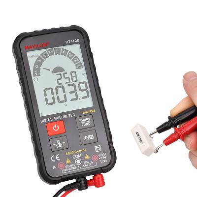 China MAYILON HT112B Smart Pocket Multimeter Counts T-RMS Professional Digital 6000 Meter For Home Electronic Multimeter HT112B for sale