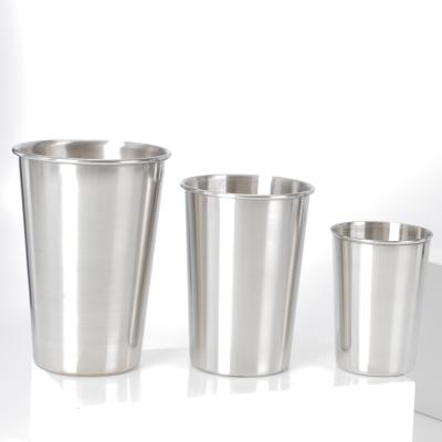 China Factory Direct Light Dish Portable Tumbler Glass-metal Liquor Cups 170ml Stainless Steel White Wine Cups for sale