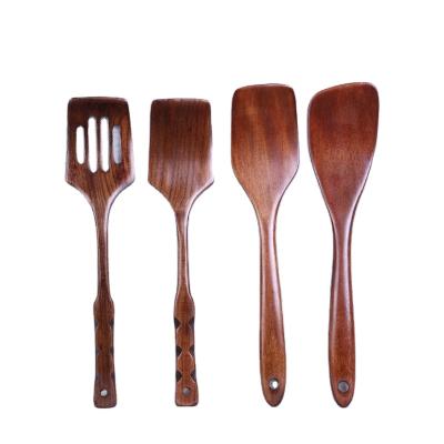 China Turner Wooden Spatula Solid Wood Jujube Non-Stick Pan Grinding Spatula Hot Selling Old Lacquer Oblique Mouth Wooden Viable Nanmu for sale