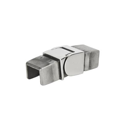 China Casey Hot Sale Modern Renown Balcony Fencing Square Pipe 316 Stainless Steel Groove Jointer for sale