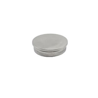 China Indoor wholesale price 304/316 stainless steel end cap for baseball stair railings in various sizes for sale