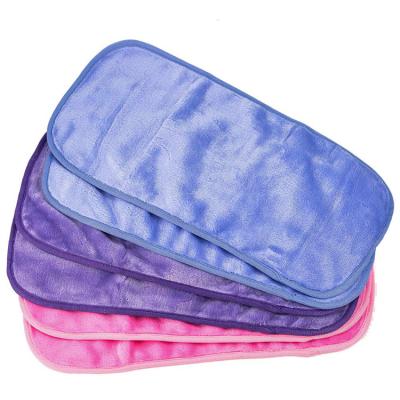 China Viable Microfiber Makeup Remover Cloth Facial Tissue Facial Cleansing Towels Fast Drying Washcloth for sale