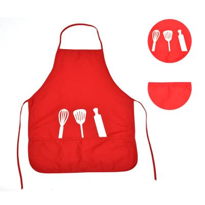 China 100% Cotton Baby Clothes Good Quality Drinks / Food Kids Painting Apron for sale