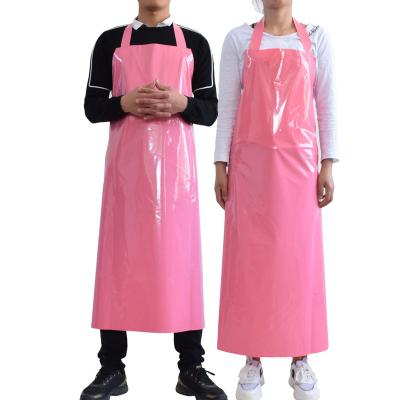 China Waterproof Anti-oil TPU Apron Industry Vinyl Cleaning Anti-fouling Apron for sale