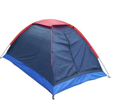 China Straight Tying Type Outdoor Folding Tent Single Layer Waterproof Beach Camping Tent Travel Tent Factory Price for sale