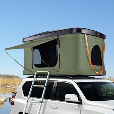 China Car Foldable Roof Top Tent with Cheapest Outdoor Camping 4Wd HardShell Vehicle Ladder Tent Box Hardtop Roof Top Tent from Car Foldable Open Roof for sale