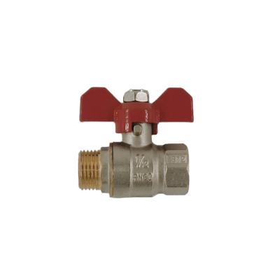 China Femal x Male Brass Ball Valve 1/2 inch Bronze Ball Valve 435 psi for sale