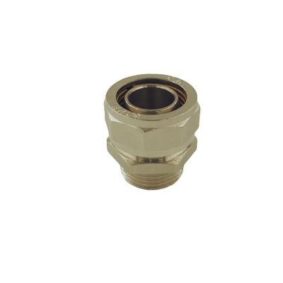 China ISO 228 Messing Compressie Fittings Mannelijke draad voor 16 mm PEX-pijp Te koop