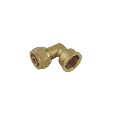 China BS2779 Brass Female Elbow 232 psi 1/2 Inch for Pex Pipe for sale