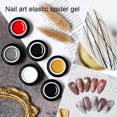 China Hot-selling Online Factory Offer Custom Art Liner Colors Liner Gel Art Painting Gel 6 Color Coating Gel for sale