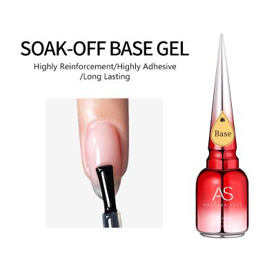 China Whole Nail Set Salon High Quality Gel Nail Polish Soak Off UV Gel Nail Base Coat Led Base Coat Polish Gel for sale