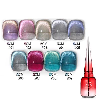 China Cat Eye Magnetic Soak Off Magic Gel Nail Polish 2021 Colorful UV Gel Polish ACM Nail Polish for sale