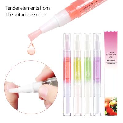 China 1.5ml 2ml 3ml 4ml/5ml Empty Cuticle Oil Gel Nail Polish Twist Pen With Brush Oil Cosmetic Pen for sale