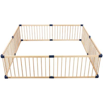 China kids playpen indoor wholesale Foldable toddler protection fence kids play yard baby playpen for wood for sale