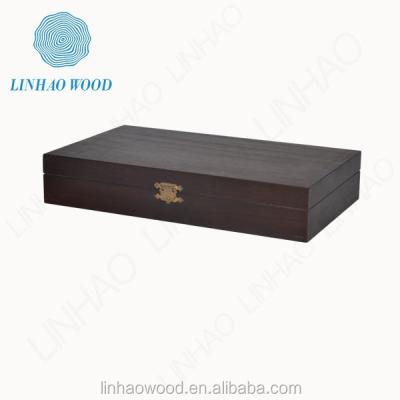 China painted wooden thin package box with lid,whole sale wooden package box with lids,cheap wooden box with lid for sale