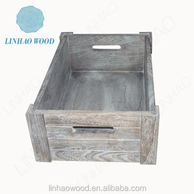 China New products decorative vintage wooden crates wholesale for sale