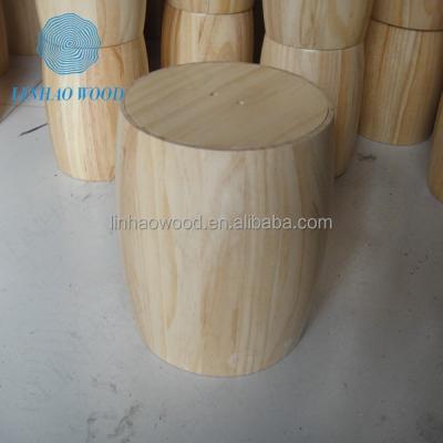 China customized Unfinished Wooden Oak Barrel screen printing logo clear varnish for sale