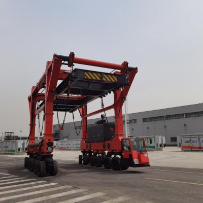 China 5km/H industrieel spreek me niet uit de Ladings over Container Crane With Diesel Power van de Dragervrachtwagen 80T Te koop