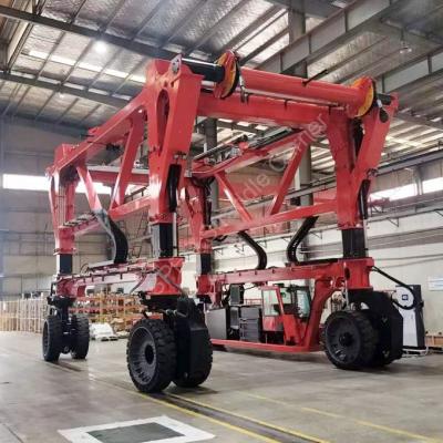 Cina 80T Container Straddle Crane, Mobile Gantry Crane Truck, Container Stacker, Customized Straddle Carrier in vendita