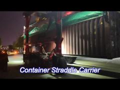 highly customized container straddle carrier price 40ot container handler truck