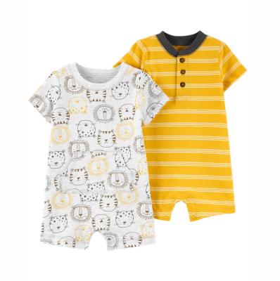 China 100% Cotton Baby Romper Clothes 2022 Baby Romper Infant Short Sleeves Baby Boy Rompers for sale