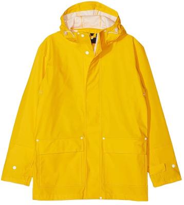 China Bachelor's Rainwear Polyester Coated Adult Unisex PU Raincoat For Raincoat Customized Logo for sale