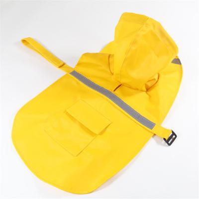 China Outdoor Dog Rain Coats For Dogs PU Coating Fabric For Pet Clothes Dog Raincoat Customer Raincoat Rain Jacket for sale