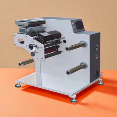 China 200m/min Torreta Slitter Rewinder de etiquetas Red estrecha Red de velocidad media Máquina de corte Servo impulsado Taper tensión Guía web en venta