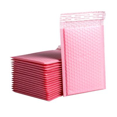 China Shock Resistance Custom Printed Poly Bubble Mailer Bags Black Pink Matte Padded Shipping Mailer Recycled Big Envelop Packaging Mailers for sale