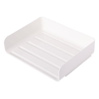 China Modern Desktop A4 Paper Magazine Plastic Box Organizer Stackable Files Desk Storage Tray For Documents for sale