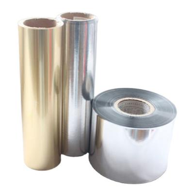 China 12um Moisture Proof Metallized Film And 12um Eva Glue Metallized Thermal Laminating Film for sale