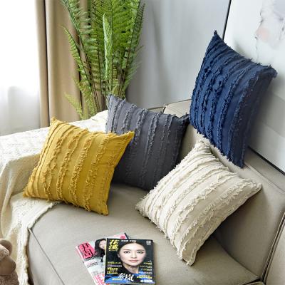 China SIPEIEN Cozy Decor Boho Throw Pillow Covers Cotton Striped Jacquard Pattern Cushion Covers For Living Room for sale