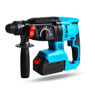 China DRILL Multiple Works Power Tools Electric Cordless Rotary Hammer Drill Machine With Lithium Battery Key Motor Sets Color for sale