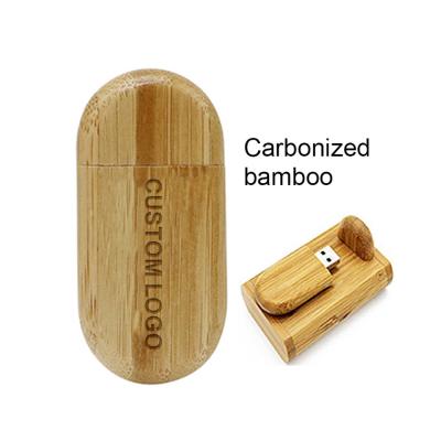 China Usb Flash Memory Disk Gepersonaliseerde houten school gedenkcadeauteksten Groothandel 16g32g64g128g Bamboe USB Flash Drive Te koop