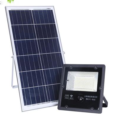 China Grape High Efficiency Solar Panel IP65 400W Flood Lights Wholesale Price Super Bright Outdoor Waterproof Led Portable Se for sale