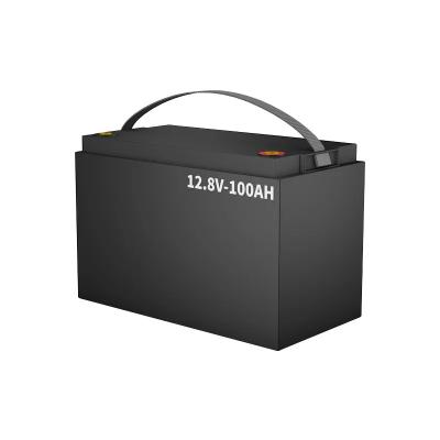 China Golf Carts 12.8vV 100Ah Rechargeable 12v100ah Solar Lifepo4 Battery  Lithium Iron Phosphate Pack for sale