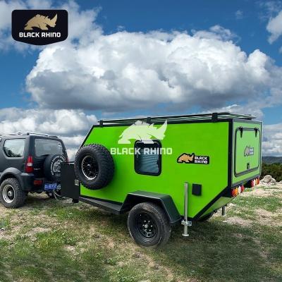 China Mini Campervan Camper Travel Trailers Lightweight Traditional Kit Camper Trailer For Bike With Vehicle Maintenance rv for sale