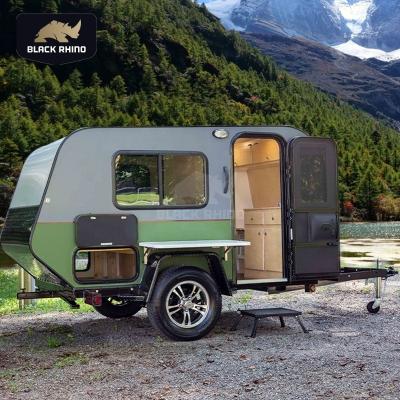 China Small Lightweight Cheap Travel Mobile Homes Motorhome Off Road Trailer Camping Camper Mini Caravan for sale