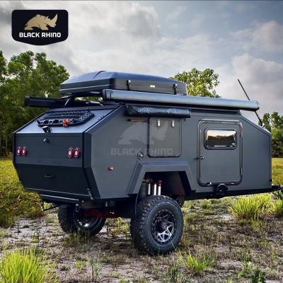 China Light Weight Mini Trailer Camper Factory Price Caravan Offroad Australia Standard For Camping for sale